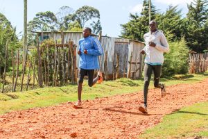 long run day in iten - Lauftraining der Kenianer