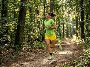 Aufrechte Laufhalten als Vorbeugung gegen Seitenstechen