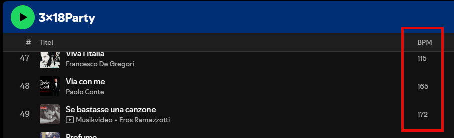 bpm in Spotify anzeigen lassen Anleitung