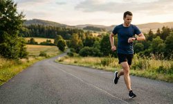 Läufer beim Training mit dem Flex21 Halbmarathon-Trainingsplan