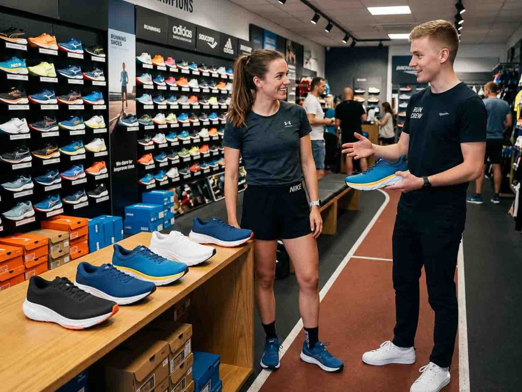 Gute gestützte Laufschuhe für deinen Marathon im Fachgeschäft kaufen