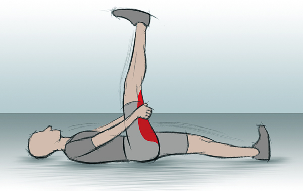 Hintere Oberschenkelmuskulatur dehnen: Hamstrings-Stretching