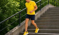 Knieschmerzen beim Treppensteigen als typisches Symptom eines Runners Knee