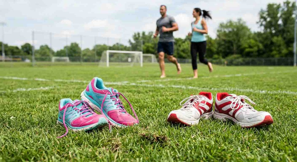 Lauf-ABC Übungen auf dem Rasen Lauf-ABC Übungen auf dem Rasen