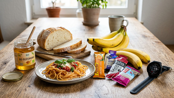 Ernährung Gesunde Ernährung zur Vorbereitung auf einen Laufwettkampf
