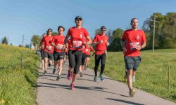 Läuferinnen und Läufer beim Auffahrtslauf St. Gallen